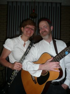 This is a picture from our Klezmer Kabbalat Shabbat rehearsal.