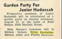 SymaJuniorHadassah1944